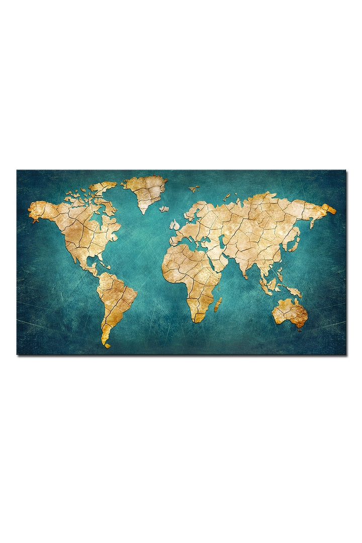 Akademia World Map Canvas | Bowlift