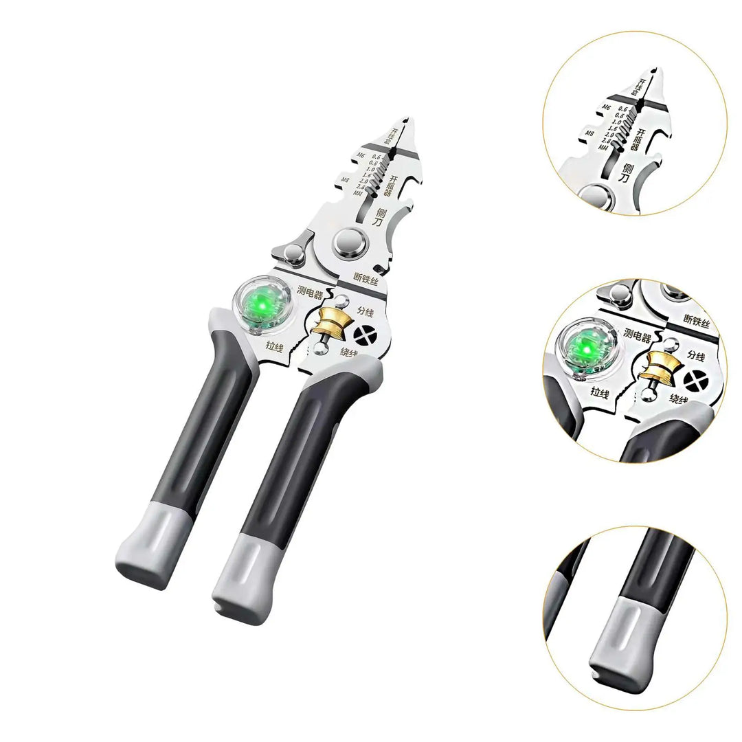 BowLift | Multi-Task Wire Stripper Voltage Detector Plier