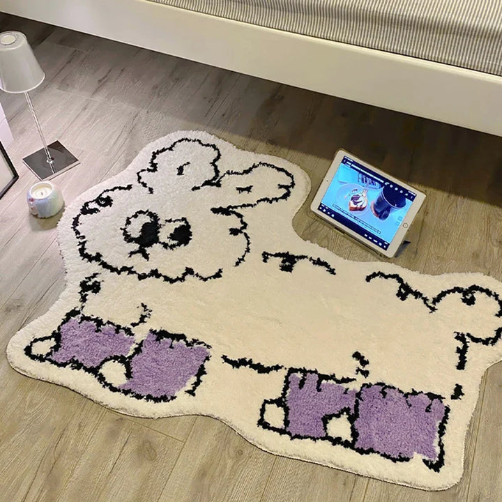 Angry Rabbit Rug | Bowlift
