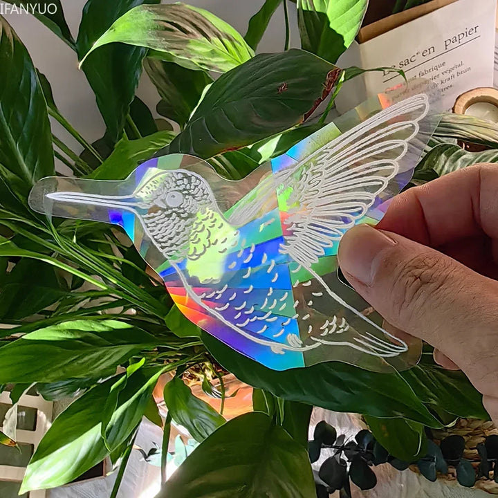 BowLift | SunGlow Window Sticker | 3D Rainbow Effect | Self-Adhesive & Reusable