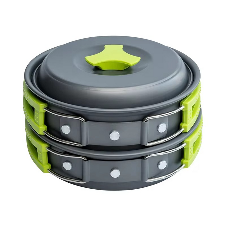BowLift | Portable Camping Cookware Set with Foldable Tableware and Storage Bag