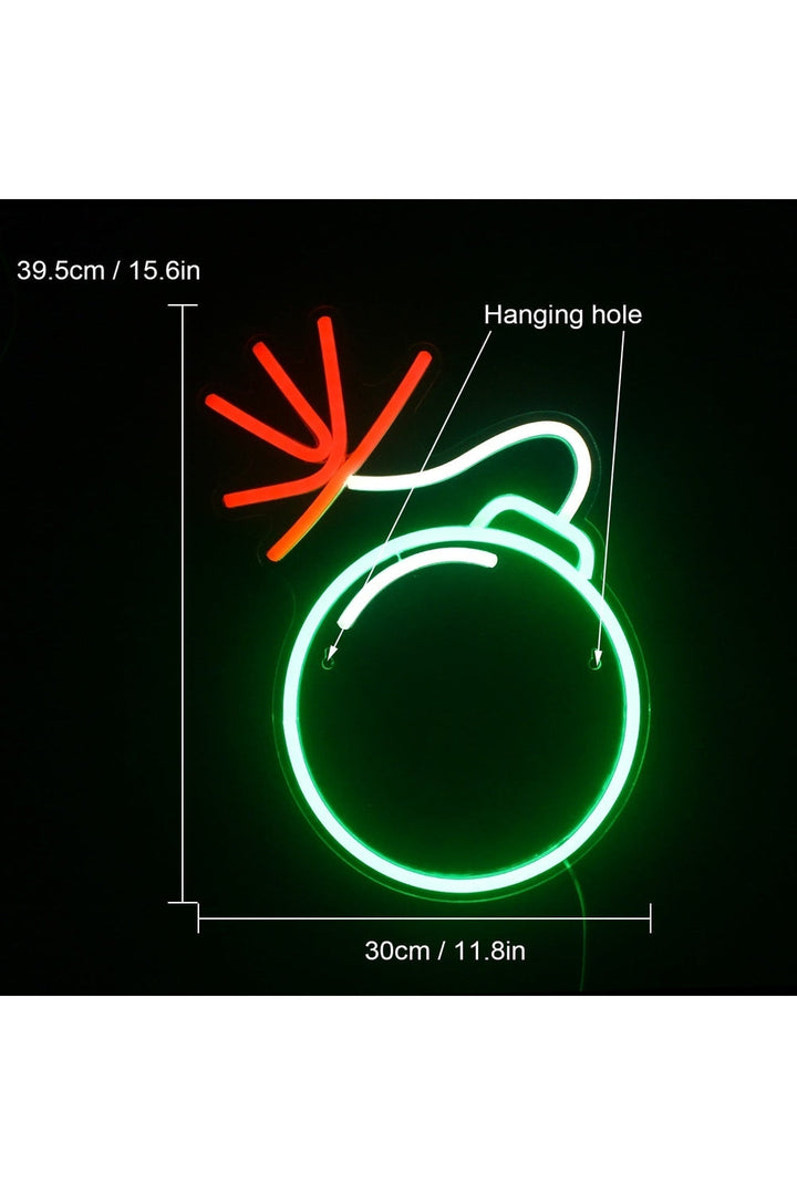 LED Neon Sign Decor with Acrylic Display