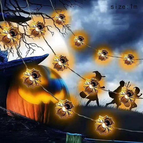 BowLift | Halloween LED Pumpkin & Skull String Lights