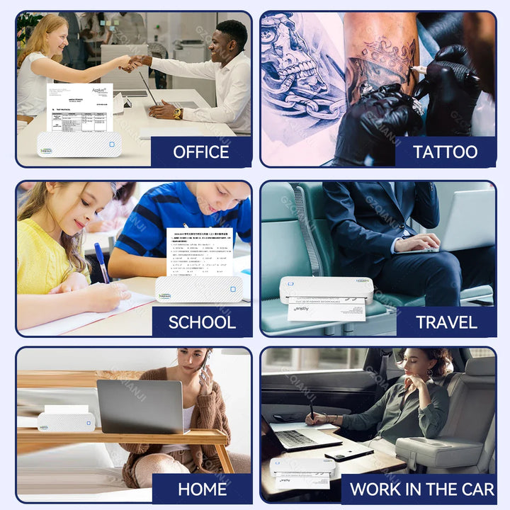 BowLift | Portable Inkless Bluetooth A4 Thermal Printer