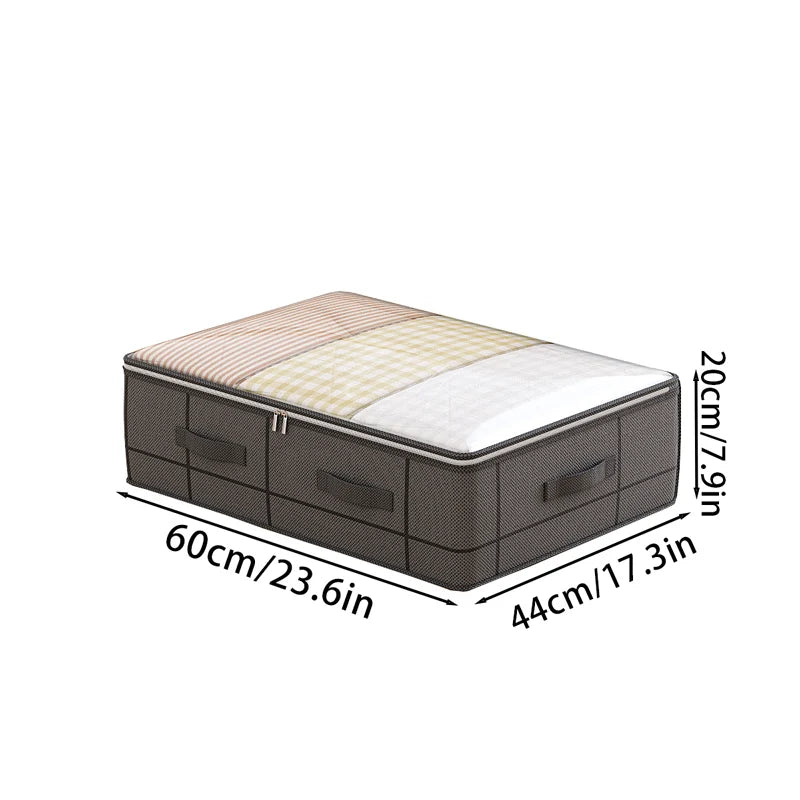 BowLift | Hidevera Underbed Bag | Foldable & With Window | Tear-Resistant & Breathable | For Bedding & Clothing