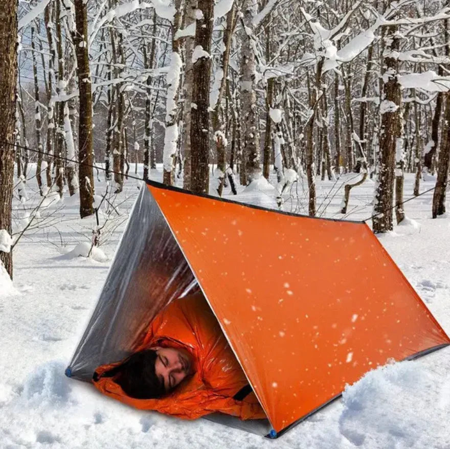 BowLift | 2-Person Survival Tent with Thermal Insulation for Outdoor Adventures