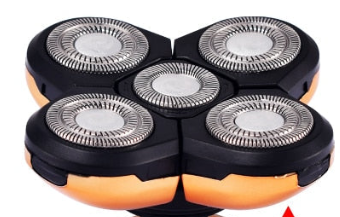 BowLift | Extra Heads for Waterproof Electric Men’s Shaver with 5 Heads