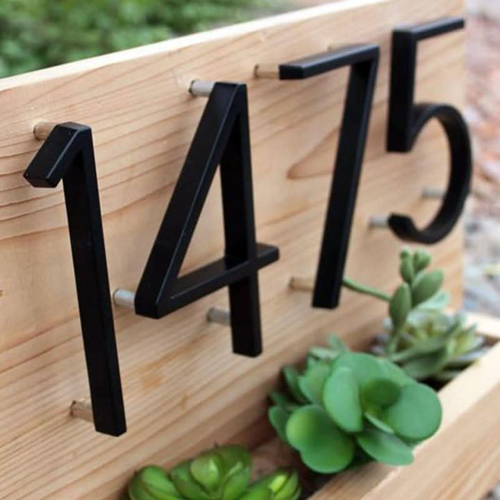 BowLift | Modern 3D House Numbers with Floating Effect for Stylish Facades
