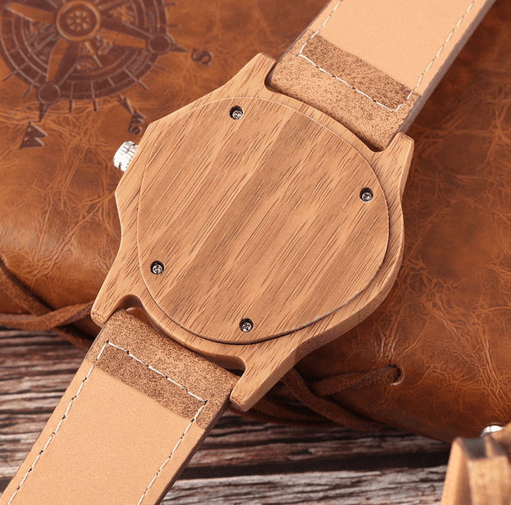 BowLift | Bamboo Wooden Watch Quartz