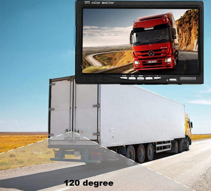 BowLift | Trailer Truck RV Wireless Backup Camera System with 7" Screen & Wide-Angle View