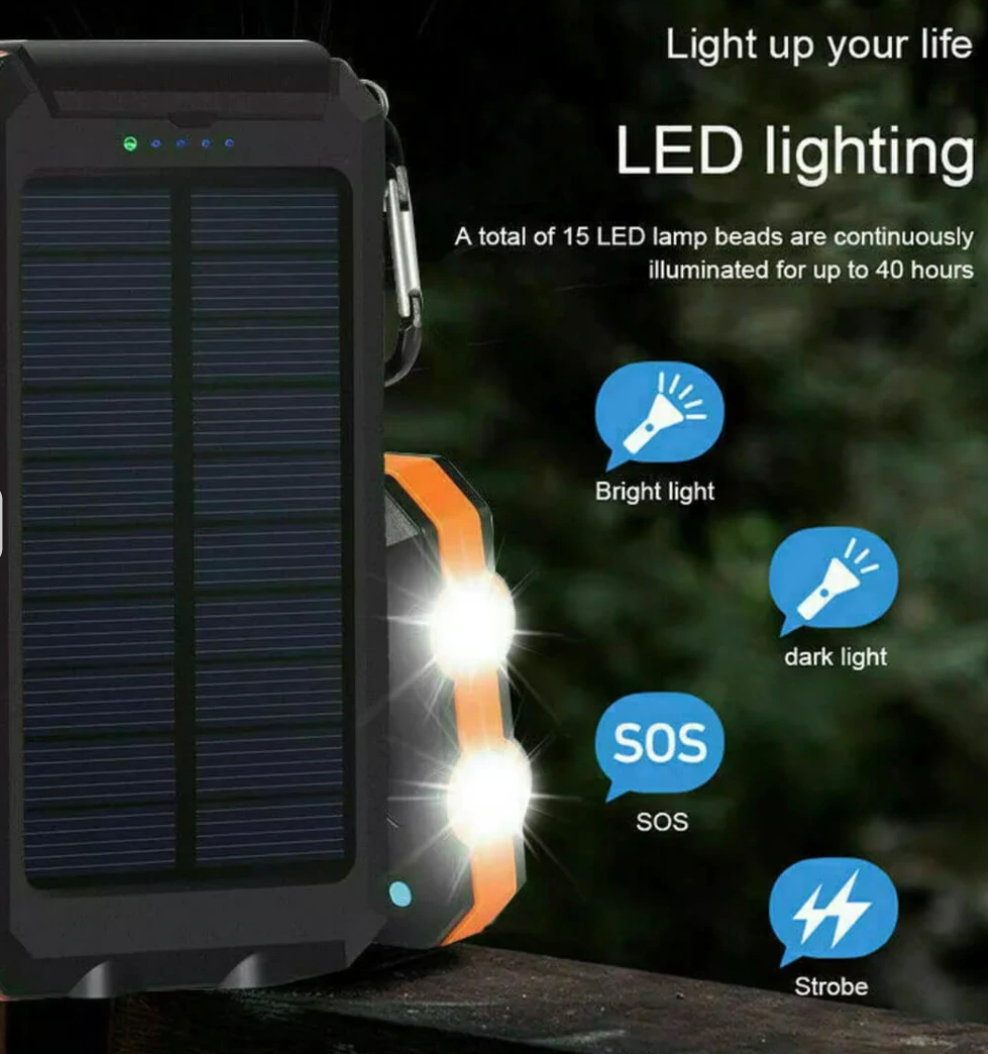 BowLift | Solar Power Bank - Portable and Waterproof