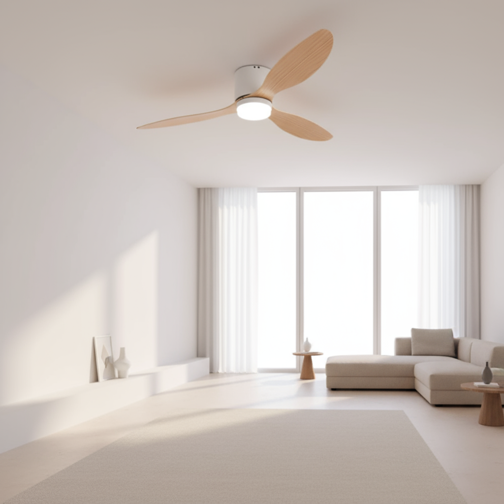 BowLift | Modern Ceiling Fan with Remote Control and LED Lighting