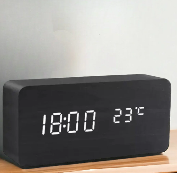 BowLift | LED wooden watch with voice activation