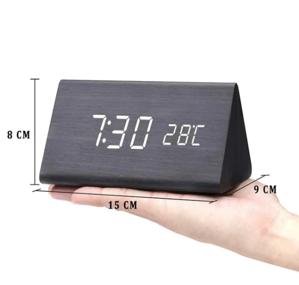 BowLift | LED wooden watch with voice activation