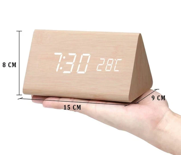BowLift | LED wooden watch with voice activation