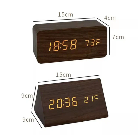 BowLift | LED wooden watch with voice activation