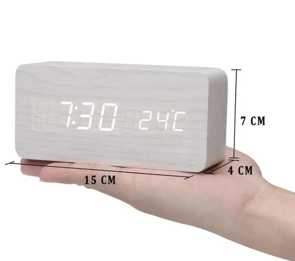 BowLift | LED wooden watch with voice activation