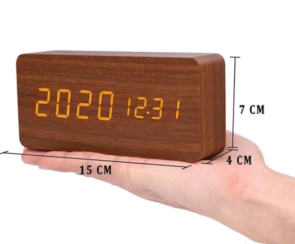 BowLift | LED wooden watch with voice activation