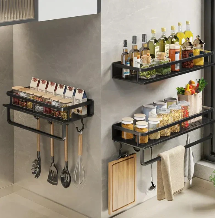 BowLift | Modern Gray Kitchen Shelf