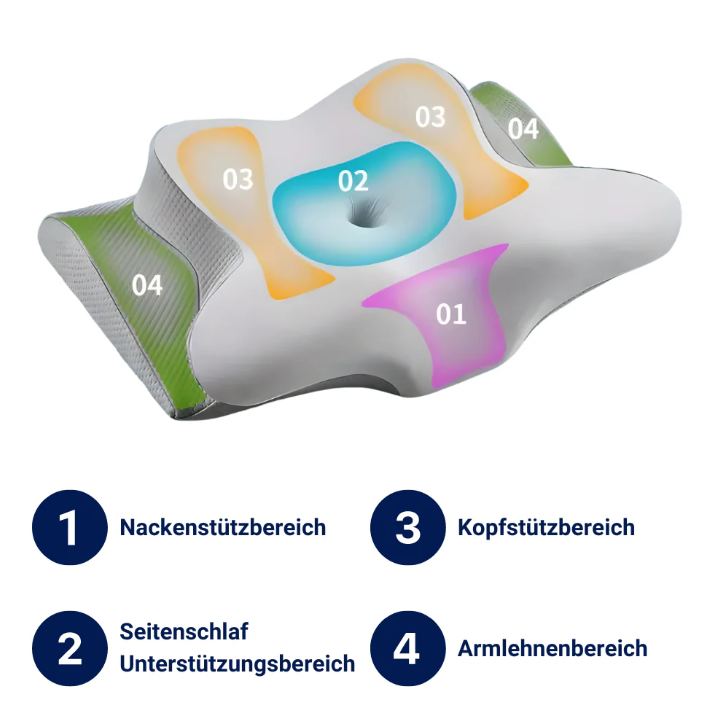 BowLift | Ergonomic Sleep Pillow with 3D Design