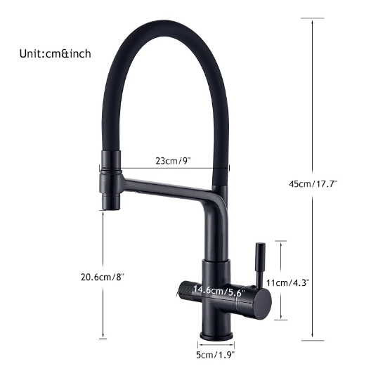 BowLift | Double Outlet Drinking Water Faucet Filtered Kitchen Faucets