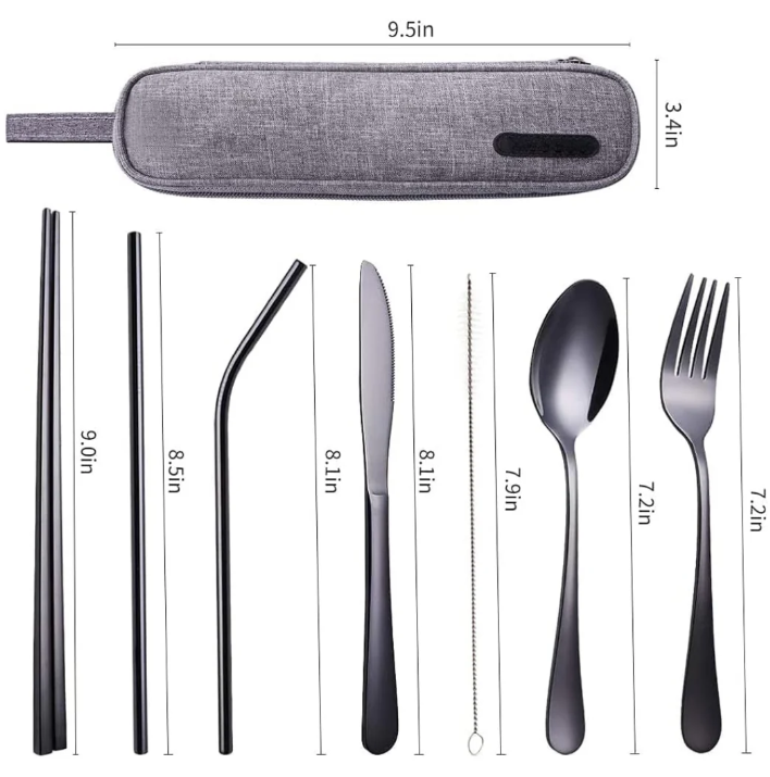 BowLift | Compact stainless steel cutlery set for on the go