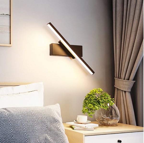 BowLift | LumaTwist Rotatable Bedroom Wall Lamp | Modern LED Design | Adjustable | Mood Light