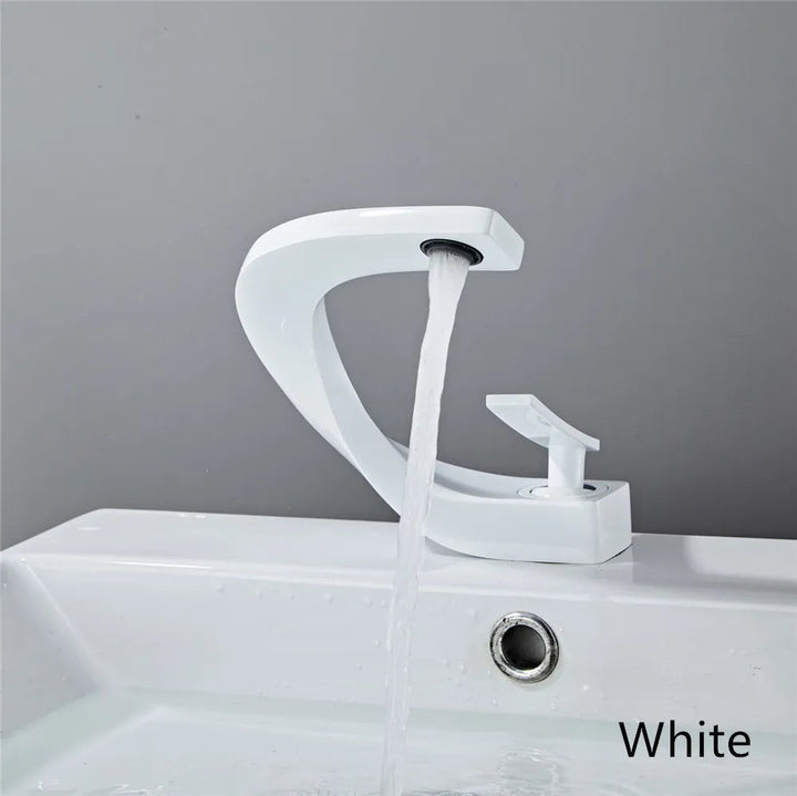 BowLift | Nordic Arch Artistic Deck Mounted Faucet