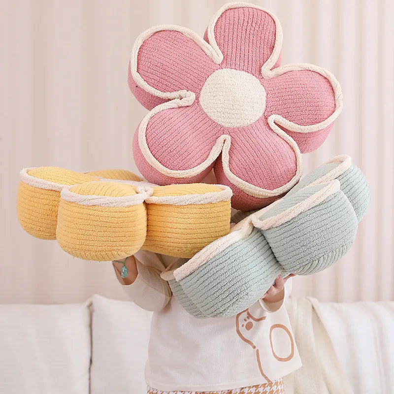 Pastel Fluffy Flower Cushion | Bowlift