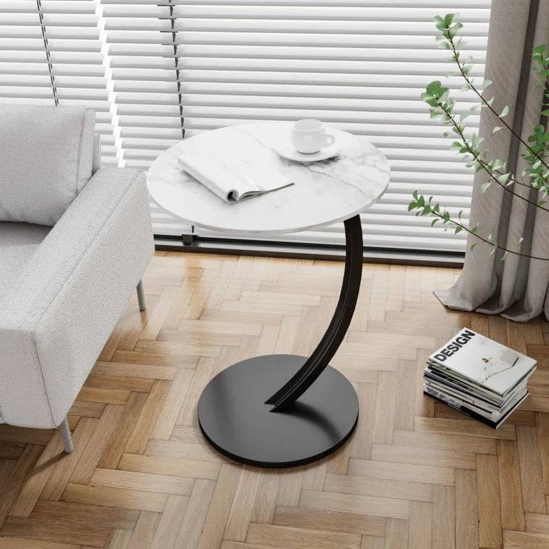 BowLift | Reinforced Round Side Table for Living Room and Bedroom