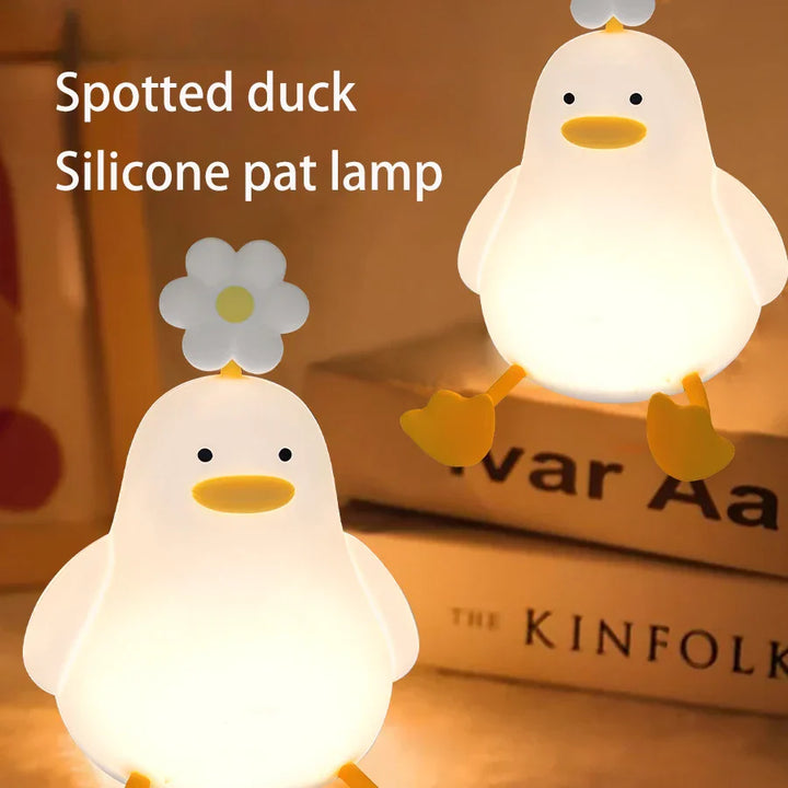 BowLift | Cute Flower Duck Phone Holder Night Lamp