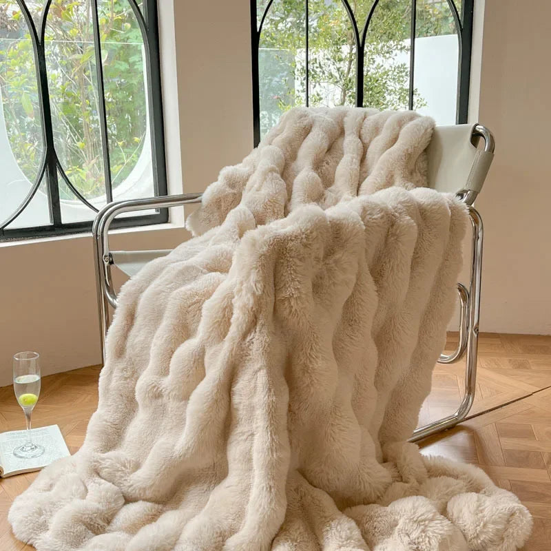 BowLift | FurLuxe | Reversible Faux Fur Blanket