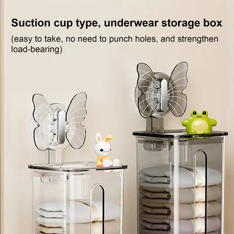 BowLift | Transparent Multifunctional Wall-Mounted Sock Organizer