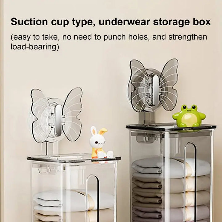 BowLift | Transparent Multifunctional Wall-Mounted Sock Organizer
