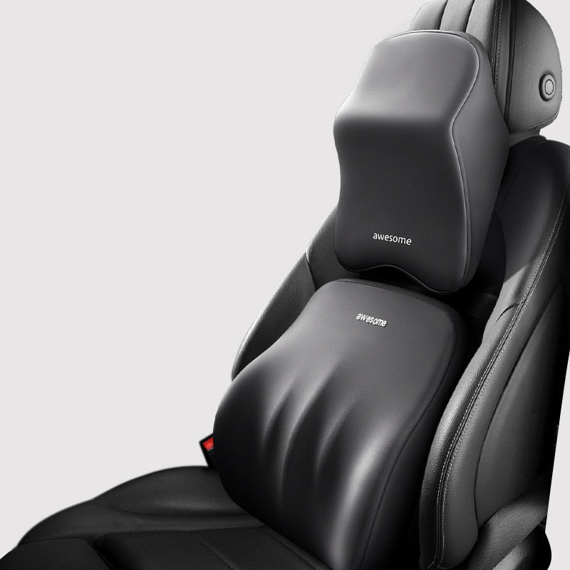 BowLift | ErgoDrive Car Seat Support – Orthopaedic Cushion for Neck & Back Pain Relief While Driving