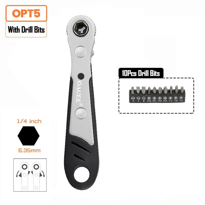 BowLift | Mini Quick Hexagon Ratchet Wrench Tool