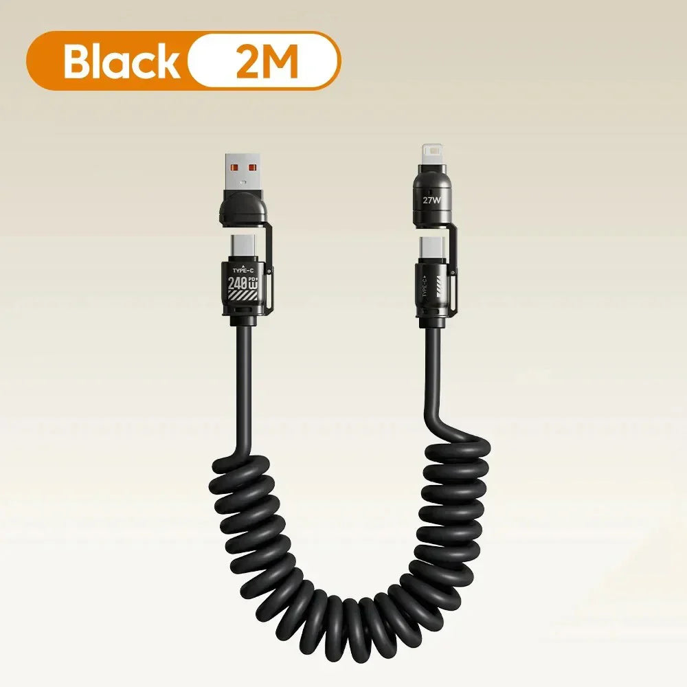 BowLift | 4in1 Extendable Universal Fast Charging Data Cable