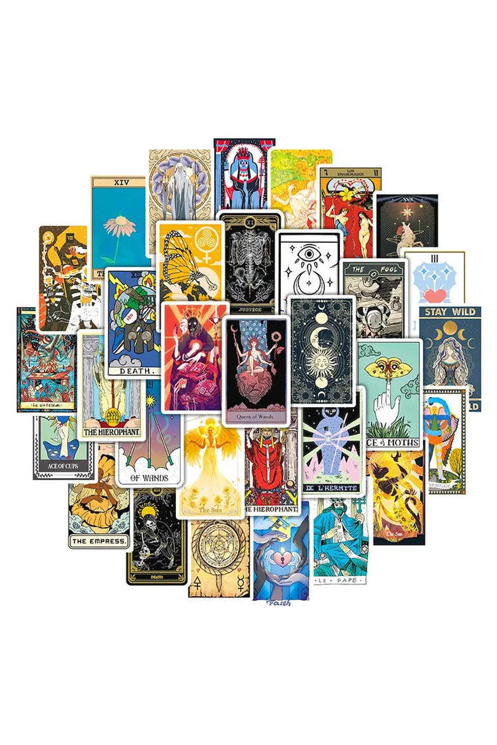 Tarot Doodle Scrapbooking Stickers | Bowlift