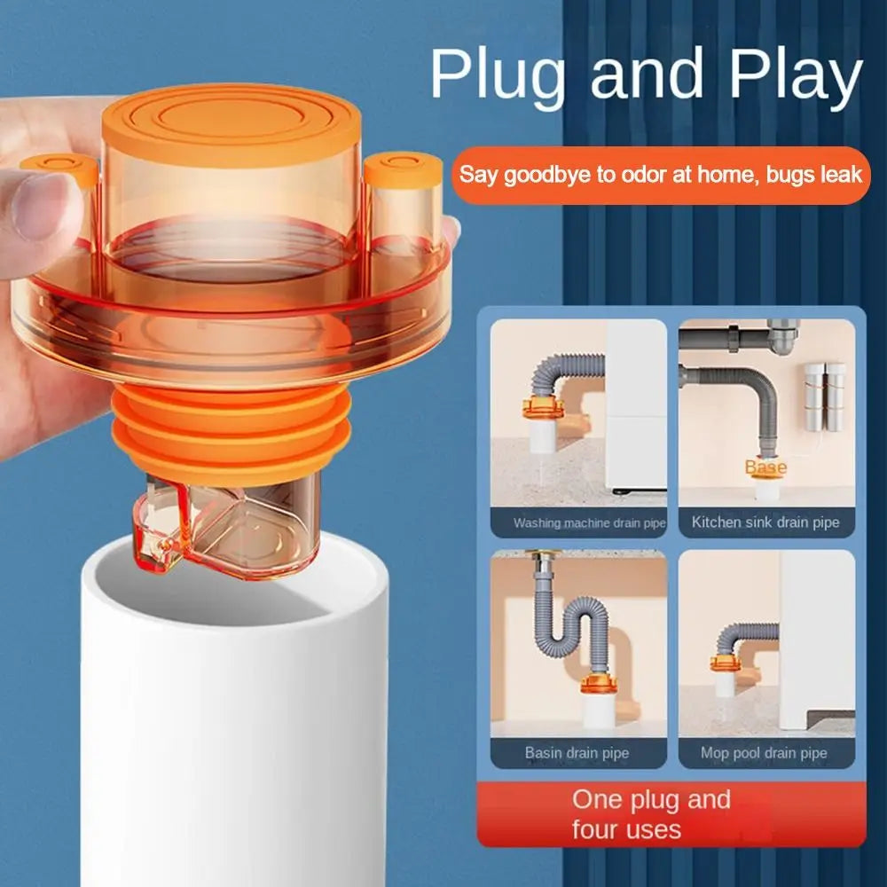BowLift | Odor Prevention Automatic Drainage Pipe Adapter Drainer