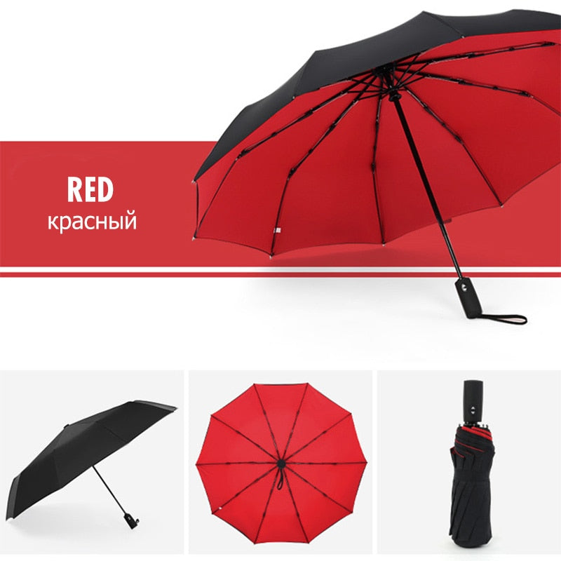 BowLift | StormShield Automatic Umbrella – Windproof Storm Umbrella with Reversed Closing Mechanism