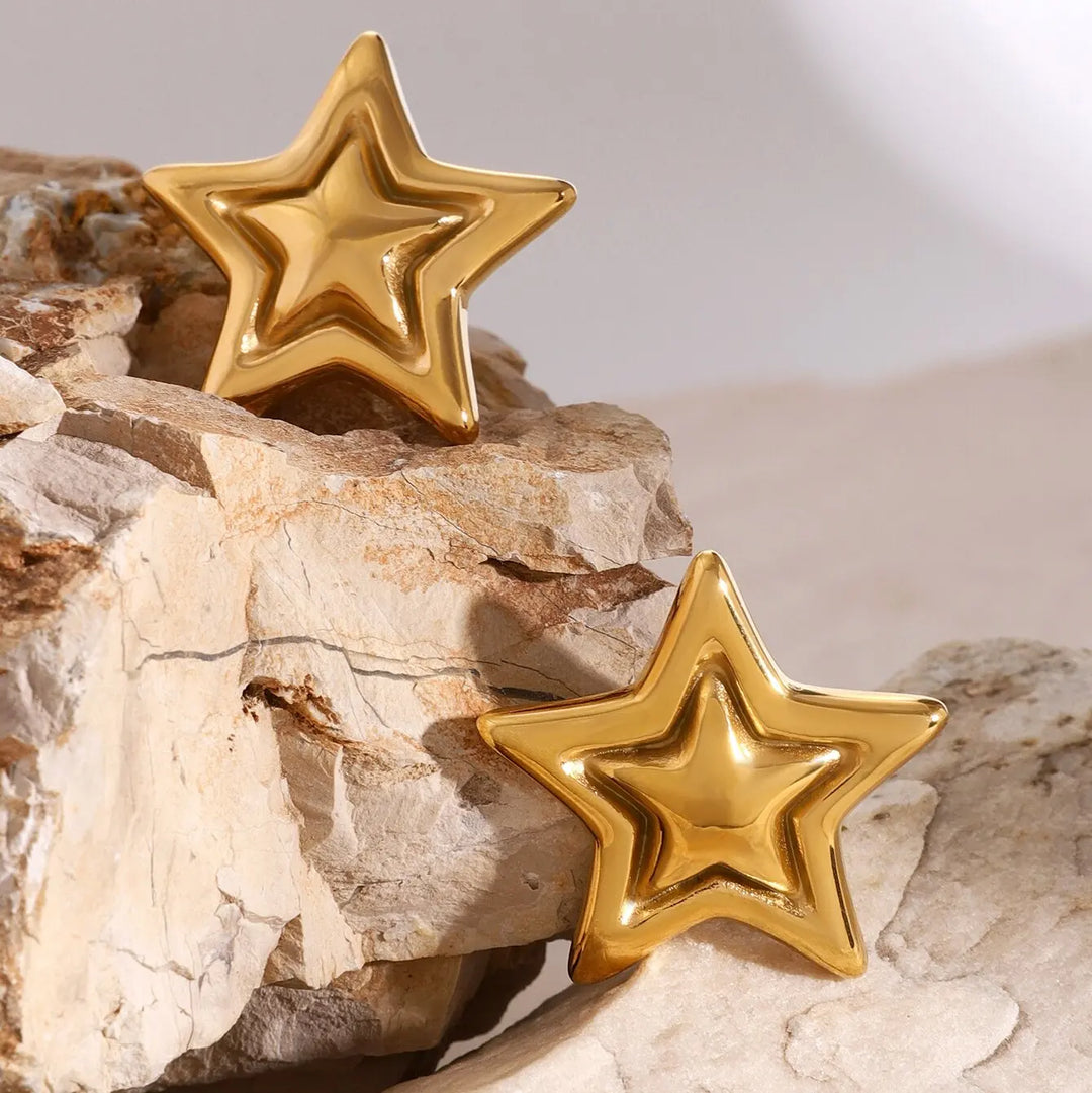 BowLift | Bold Five Point Star Earrings