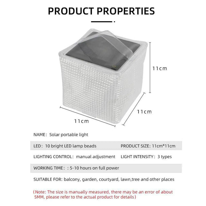 BowLift | Solar Camping Light LUMORA | Inflatable & Foldable | Solar Powered & Waterproof | Ultralight Outdoor Light