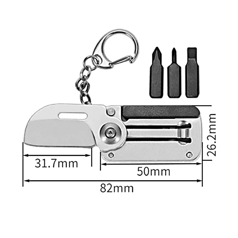 BowLift | Mini Folding Knife Portable Keychain Tool