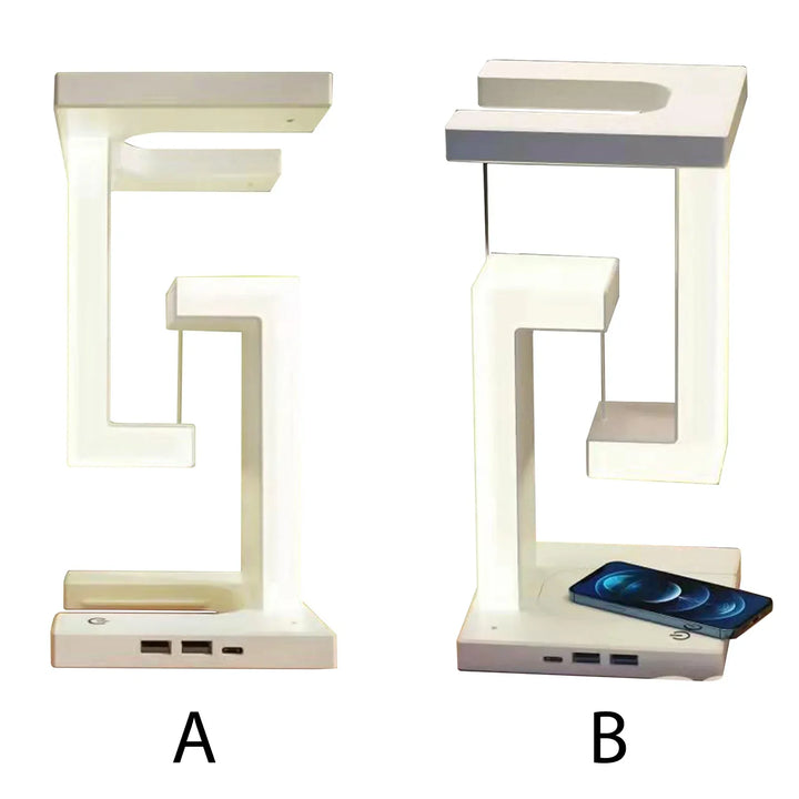 BowLift | Anti Gravity Orbit Wireless Charging Night Lamp