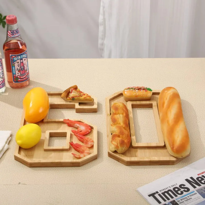 BowLift | Wooden Numbers Serving Tray