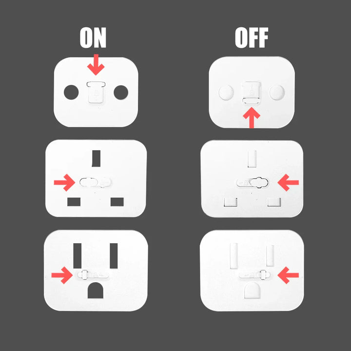 BowLift | Slide Lock Protective Childproof Power Socket Cover