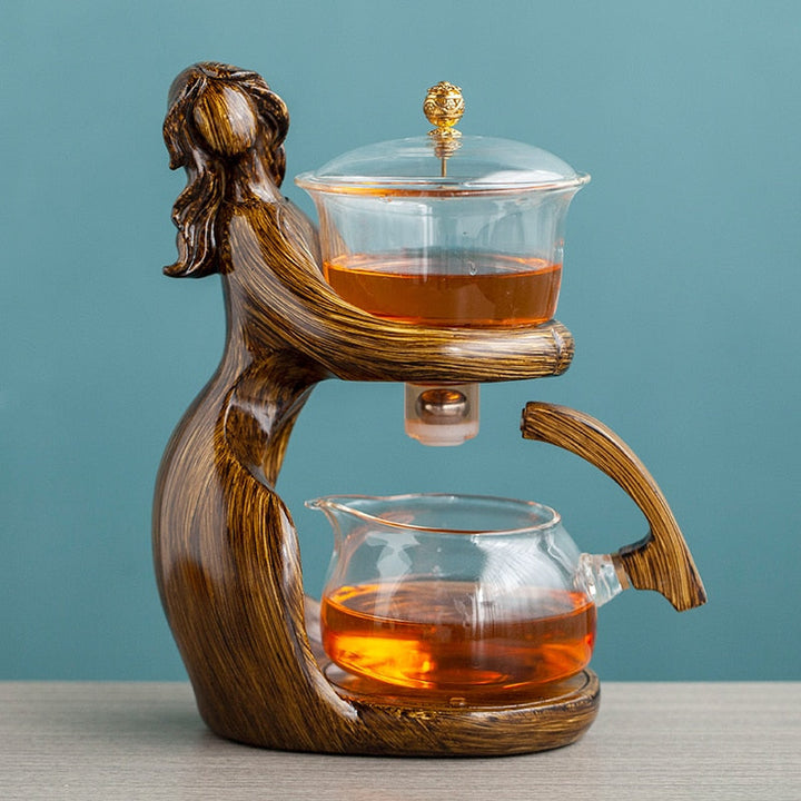 BowLift | Dreamy Mermaid Wooden Teapot