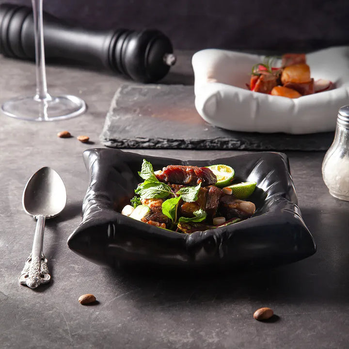 BowLift | Ceramic Imitation Cushion Plate