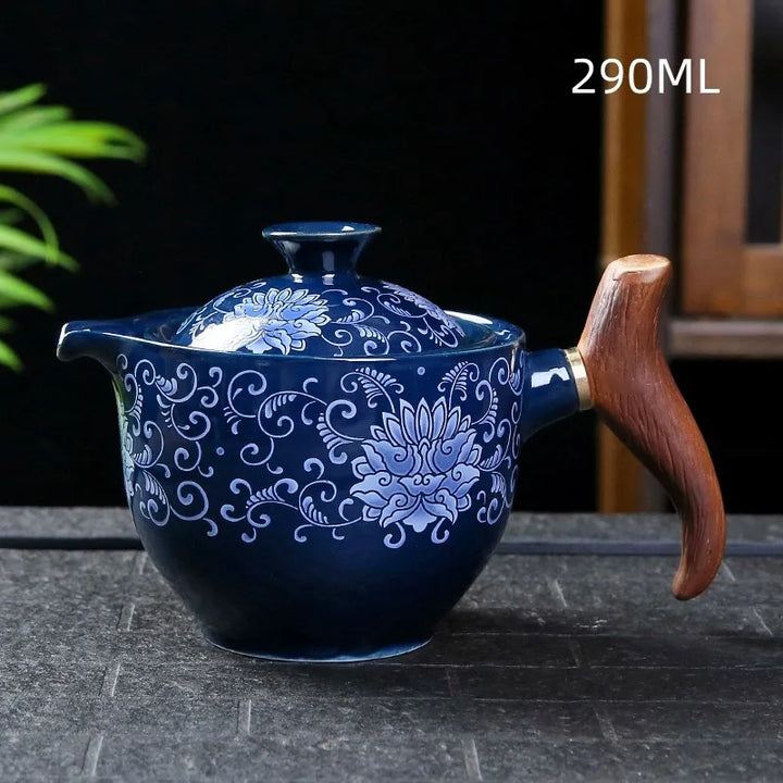 BowLift | Traditional Harmony Ceramic Rotating Teapot