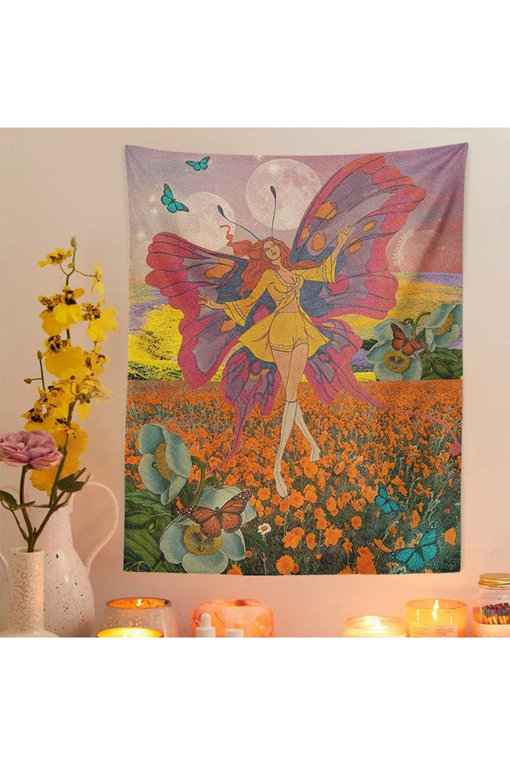 Fairy Theme Wall Tapestry | Bowlift